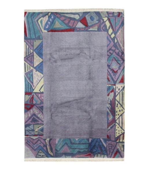 Original Modern Designer aus Hochlandwolle Teppich Nepal 292 x 204 cm 