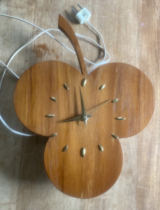 Zeldzame Unieke Wandklok van Jacob Palmtag