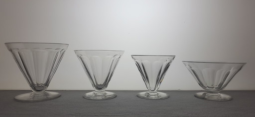 Baccarat kristallen glazen set Rex model