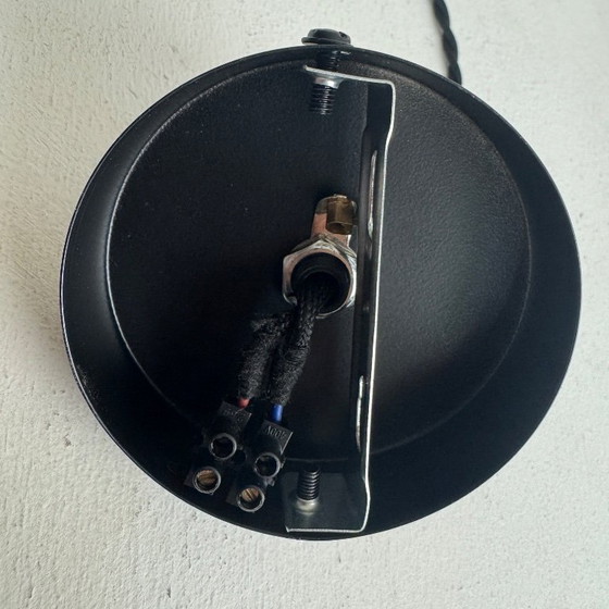 Image 1 of ANCIENNE SUSPENSION D’ATELIER EMAILLEE INDUSTRIELLE 40 CM 