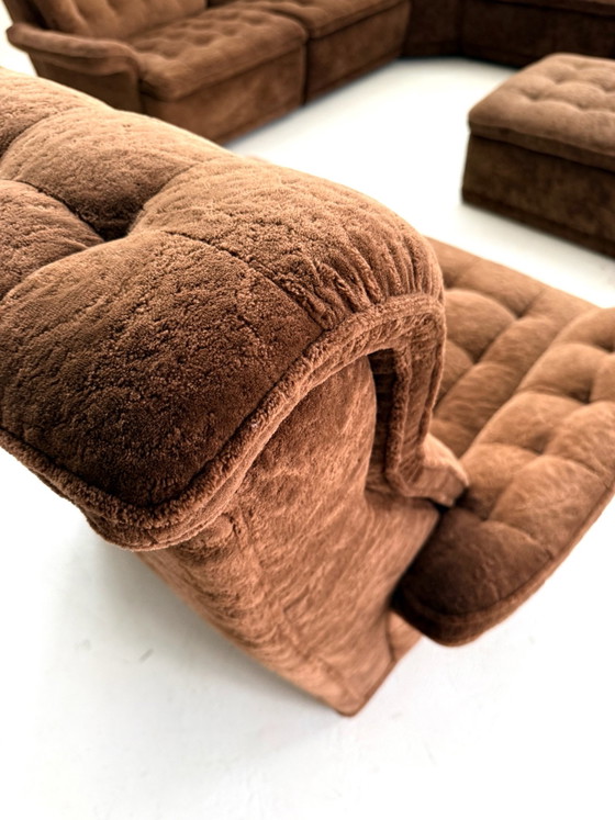 Vintage 8-piece modular sofa, Lemke ‘80 – Wood, Metal (photo 9 of 14)