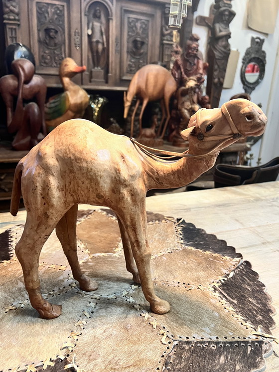 Image 1 of Liberty's of London standing leather design dromedary