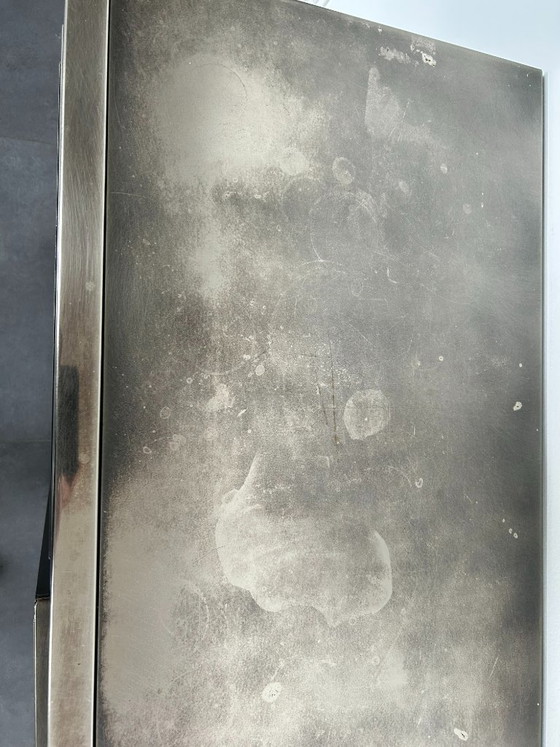 Belgochrom Wagner Sideboard – 5-türig – gebürstetes Schwarzchrom – Metal (photo 5 of 8)