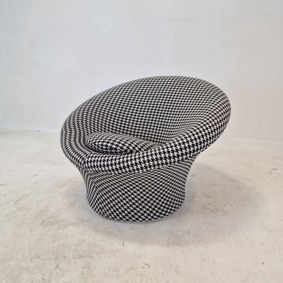 Image 1 of Vintage paddenstoel fauteuil en voetenbank van Pierre Paulin voor Artifort, jaren 1960