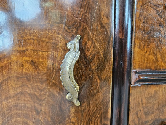 Toeletta in radica di noce Chippendale, 1940 – Console, Legno (photo 9 of 19)
