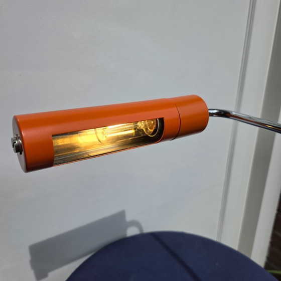 Image 1 of Vintage Hala Desk Lamp Orange 60s-70s