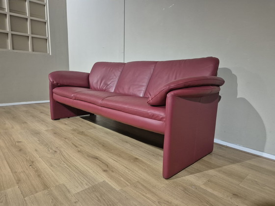 Image 1 of Leolux Catalpa - 3-seater sofa - Red - Leather - Design