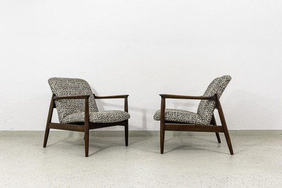 Image 1 of Paire de fauteuils vintage d'Edmund Homa, Pologne, années 1960