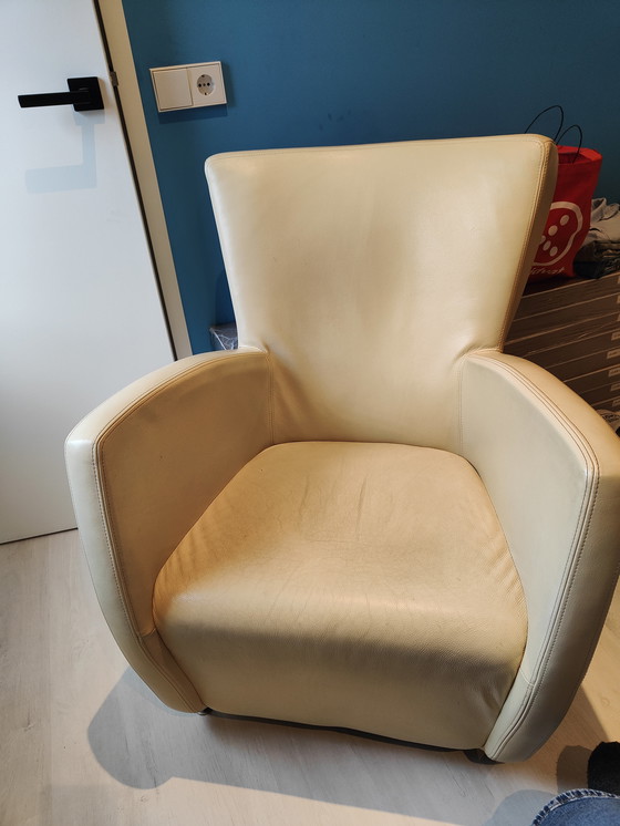 Image 1 of 2 Lederstühle in Off-White