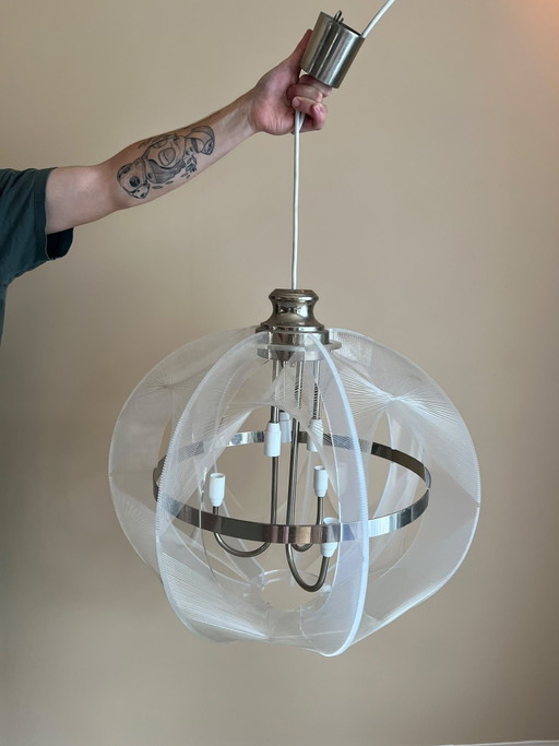 Vintage Design Hanglamp – hanglampen, Chrome, Plexiglass