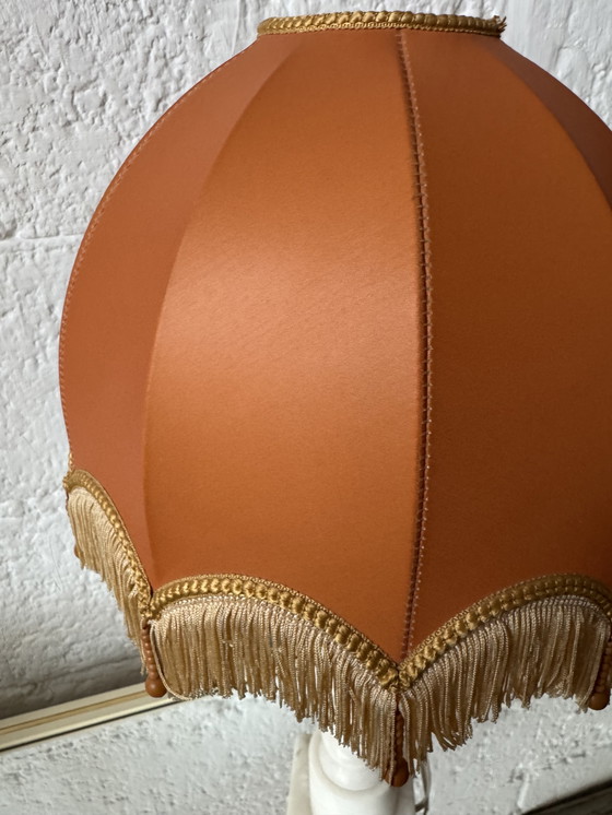 Image 1 of 1970s alabaster column lamp