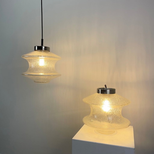 Suspension et plafonnier 'Meerpaal' B-1048 By Raak Amsterdam 1960
