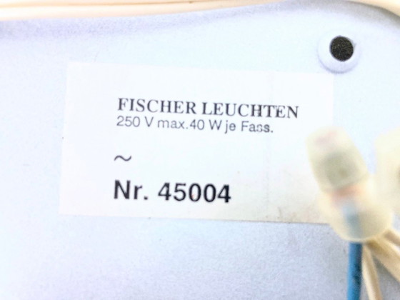 Image 1 of 2 lampade da parete Fischer Leuchten Lampade a Ufo in vetro a specchio design anni '70-'80