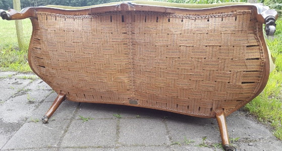 Image 1 of Biedermeier barok bank