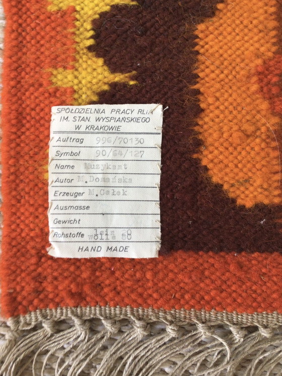 Image 1 of Vintage wool tapestry