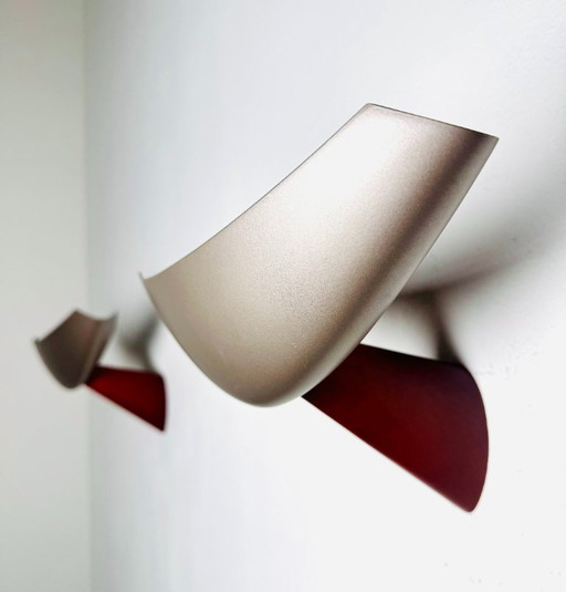 'Servul' Uplighter Wall Lamps by Josep Lluís Cà for Arteluce, Italy 1990s – wandlampen, Wood