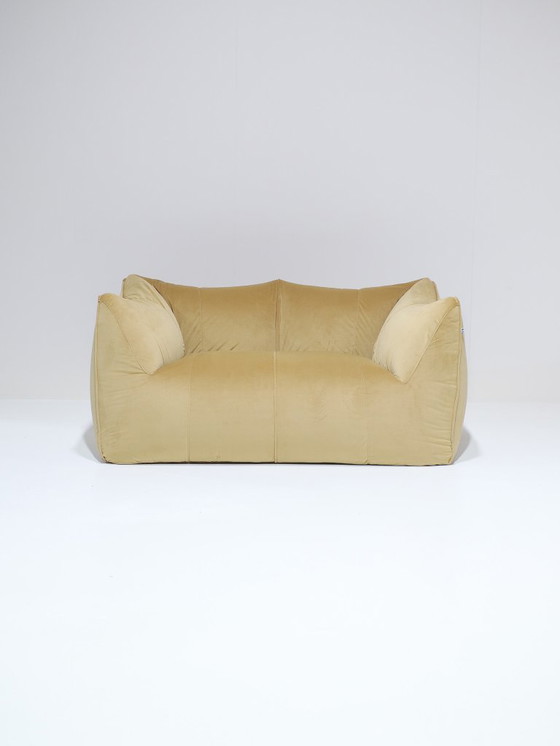 Image 1 of Le Bambole 2-seater sofa B&B Italia velvet yellow 1978