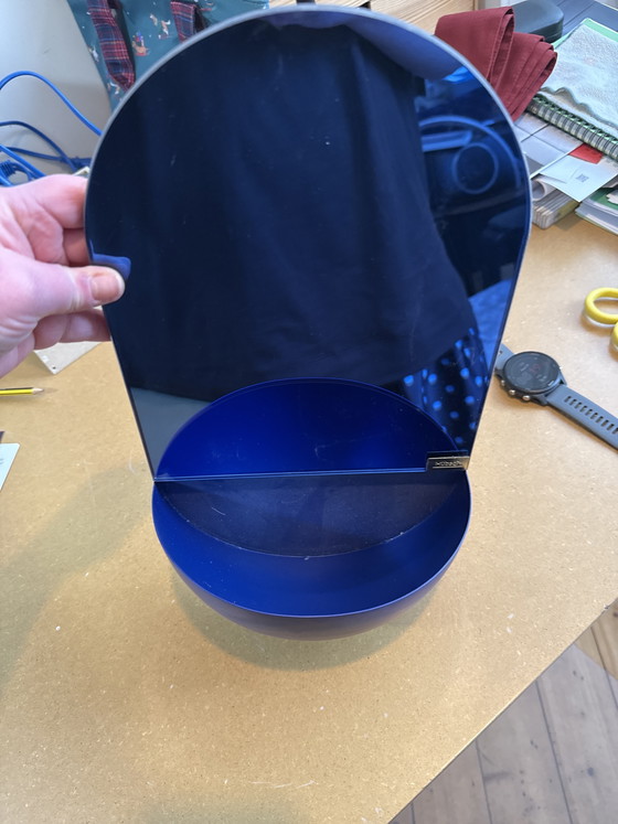 Image 1 of Wanddecoratie spiegel/plantenbakje Hübsch