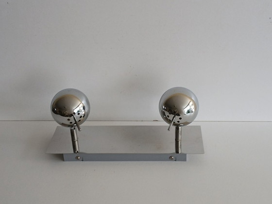 Image 1 of Eyeball Bedside Lamps / Wall Lamps / Ceiling Lamp - Vintage