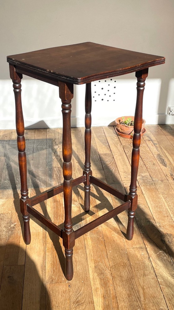 Image 1 of TAFEL Haute CHEVET gedraaid hout stijl