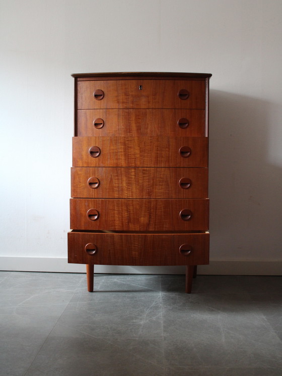 Image 1 of Vintage Deense ladekast in teak 