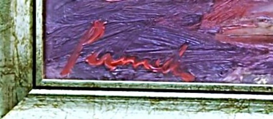 Image 1 of Constant Permeke "Evening at Sea" oil on canvas