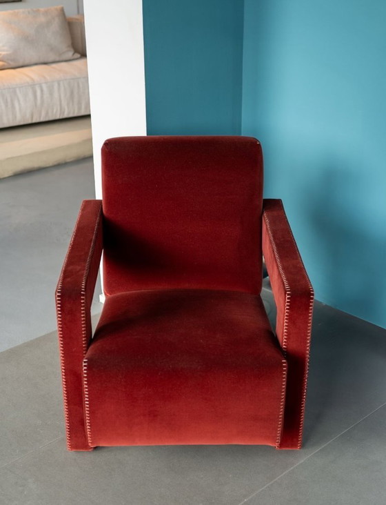 Image 1 of CASSINA 637 UTRECHT In Vinaccia B/Bordeaux SOFT VELVET