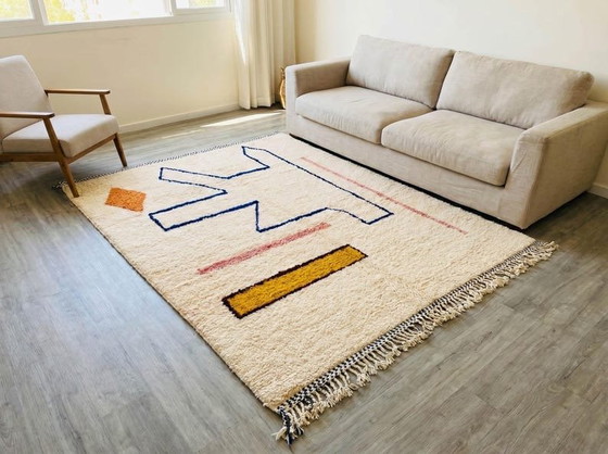 Auténtica alfombra de lana Beni Ouraïne hecha a mano, 200/300 cm. – Alberto Bazzani, Wool (photo 2 of 5)