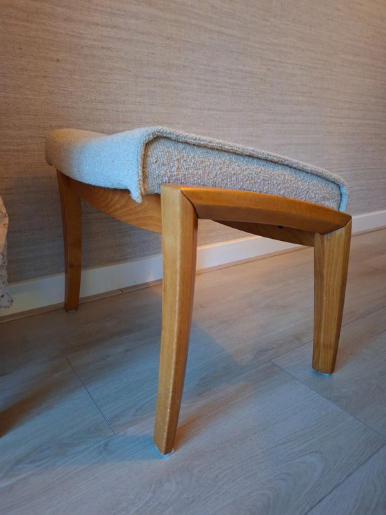 Image 1 of 2x Farstrup beige footstools