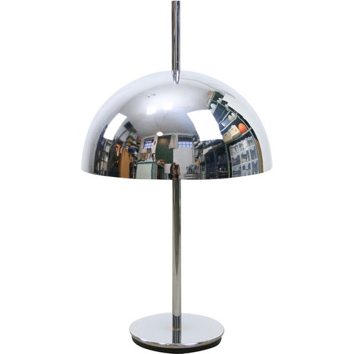 Vintage Space Age Chrom-Tischlampe, 1970