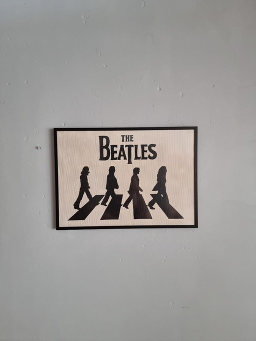 Art pop peint à la main, encadré A3