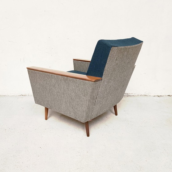 Image 1 of Paar tweekleurige fauteuils, jaren 1960