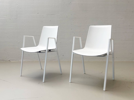 6 sillas Nooi Row (modelo 6602) de Neunzig° para Wiesner-Hager, 2014 – Sillas auxiliares, Plastic, Vintage (photo 9 of 15)