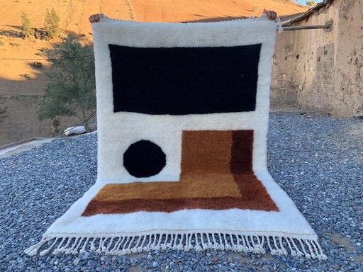 Handmade natural wool rug 150/250 cm – Aime Té, vloerkleden en tapijten