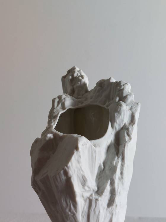 Image 1 of Vintage mid century Hutschenreuther Felsdekor Biskuitporzellan Vase 