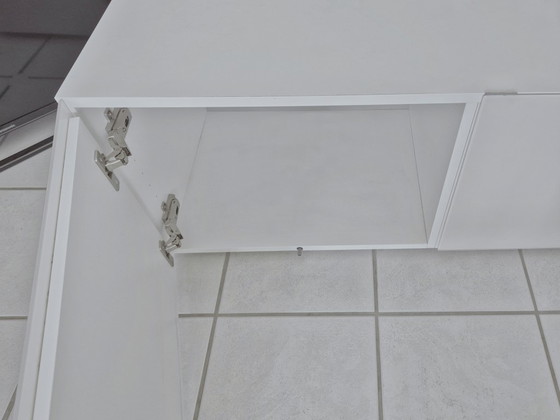 Mobile basso premium musica e intrattenimento, bianco, interior concept, Mobili TV, Legno (foto 3 di 5)