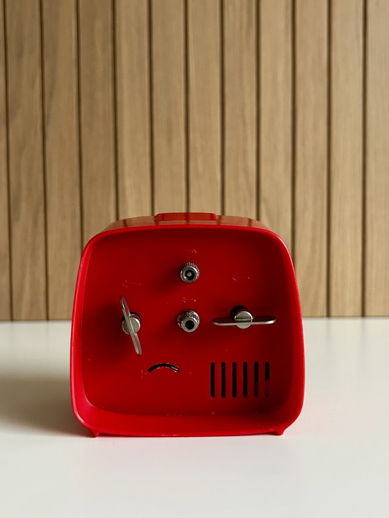 Image 1 of Vintage Japy rode mechanische alarm uit 1960