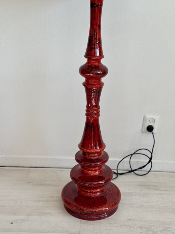 Image 1 of Lampada da terra vintage in ceramica Hustadt Leuchten