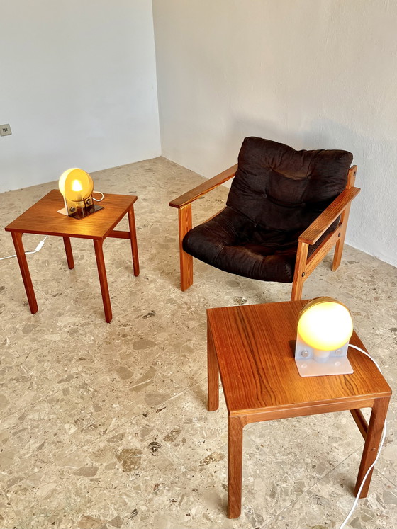 Image 1 of 2x Danish Modernism 1960s Side Tables Teak
