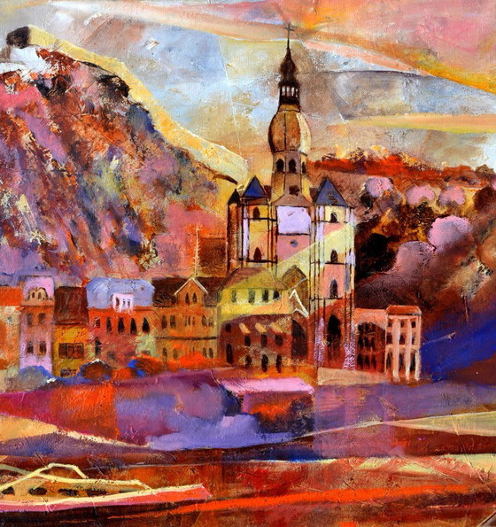 Dinant, town in Belgium – Pol Ledent, Art, Canvas (photo 3 of 5)