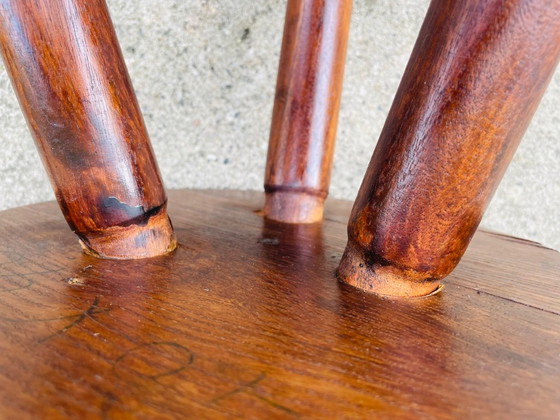 Sgabello Berger vintage, alto, in frassino, di Charlotte Perriand, anni '50 – Sgabelli, Legno (photo 26 of 32)