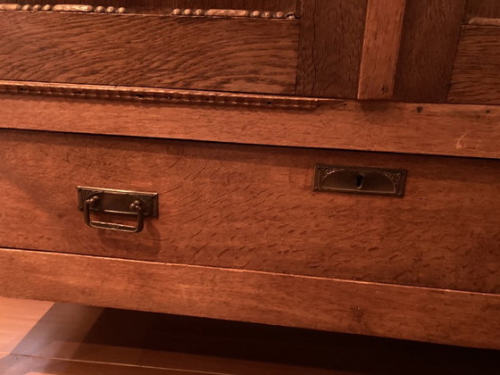 Image 1 of French oak cabinet from around 1920