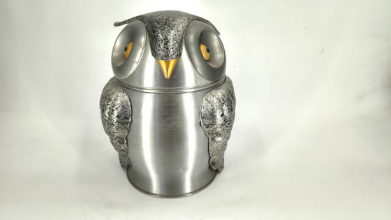 Image 1 of Owl shaped ice bucket Made In Italy 1960s