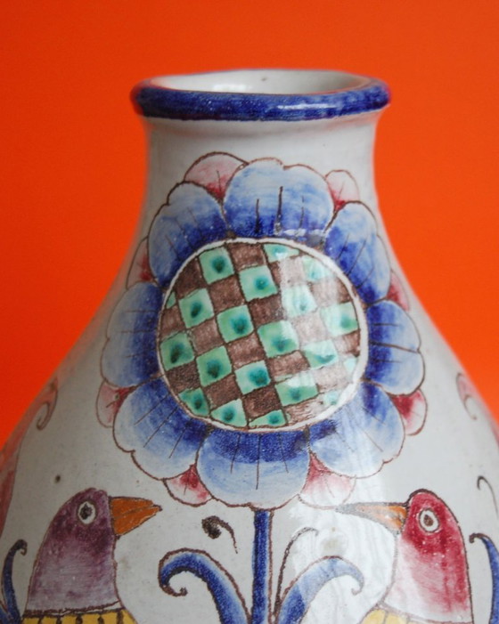 Image 1 of Vase en céramique vintage de Romano Innocenti, Italie, années 1980