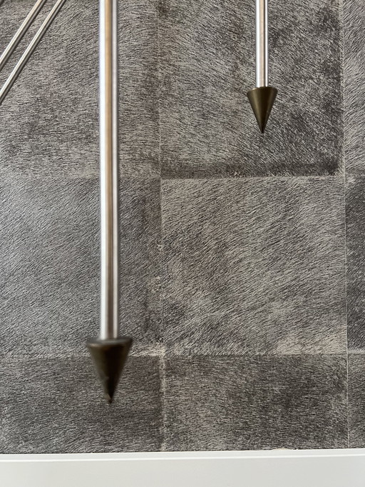 Doppeltes RVS-Kandelaar-Design. Degelijke uitvoering