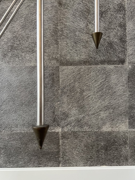 Image 1 of Doppeltes RVS-Kandelaar-Design. Degelijke uitvoering