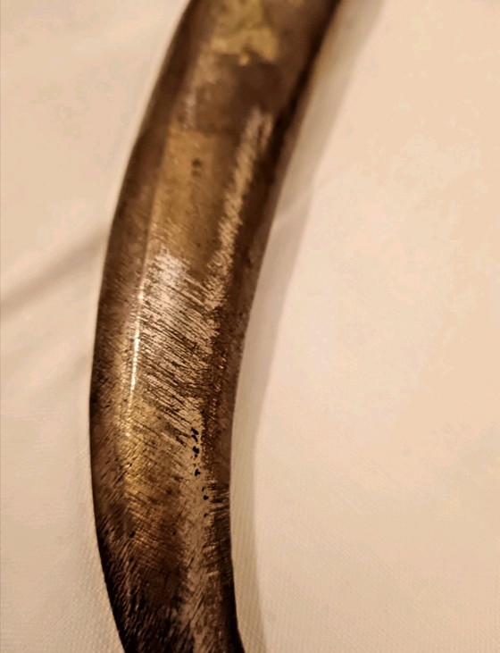 Image 1 of Decoratieve schede voor een messing dolk