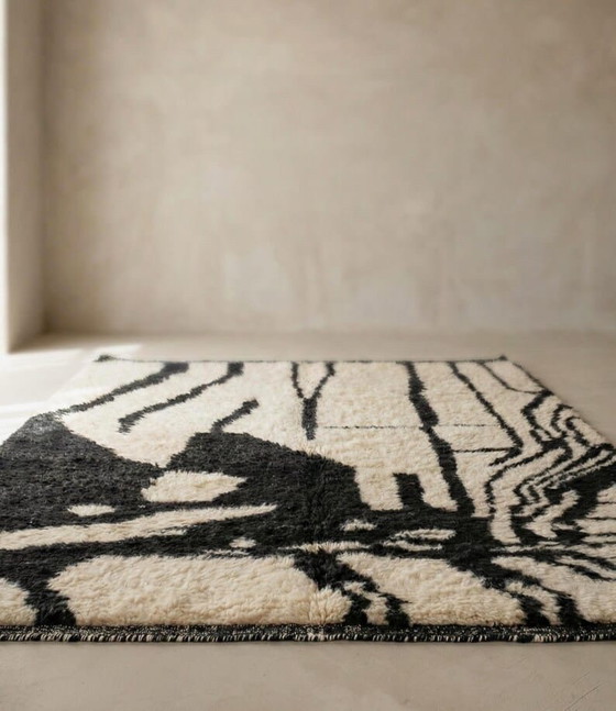 Image 1 of Tapis en laine pure fait main traditionnelle länge 2/3 m