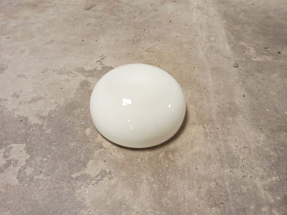 Image 1 of Lampada da soffitto vintage in vetro opalino