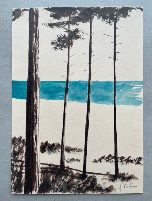 Artist's sketch 21x15cm